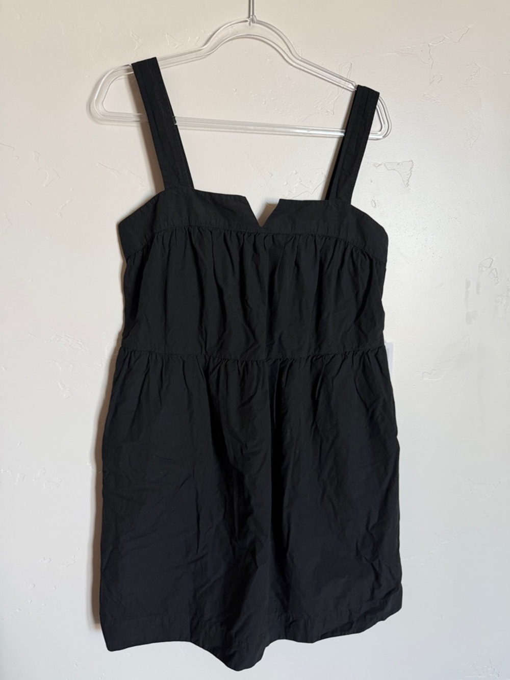 Nation LTD Black Mini Dress Square Neck Flowy Summer Casual Chic - Picture 9 of 9